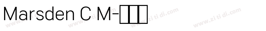 Marsden C M字体转换